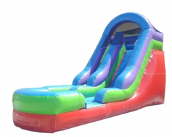 15' Retro Rainbow Water Slide