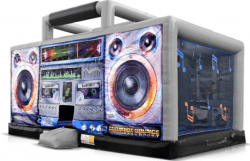 80's Boom Box Jumbo Bounce House