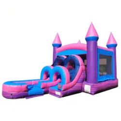 Pink Princess Castle and Slide Combo