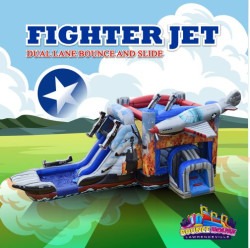 Fighter Jet Dual Lane Bounce and Slide