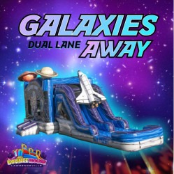 Galaxies Away XL Dual Lane Bounce & Slide Combo