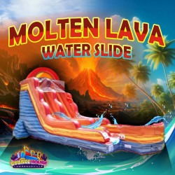 18' Molten Lava Water Slide