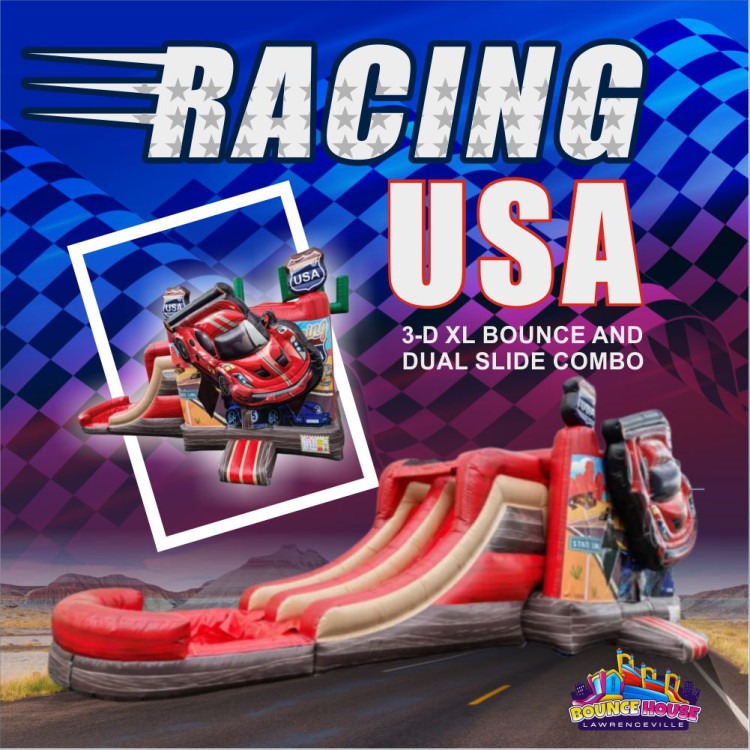 Racing USA 3-D XL Bounce and Dual Slide Combo