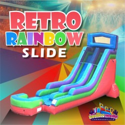 18' Retro Rainbow Slide