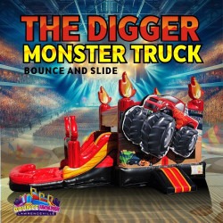 The Digger Monster Truck Bounce and Slide