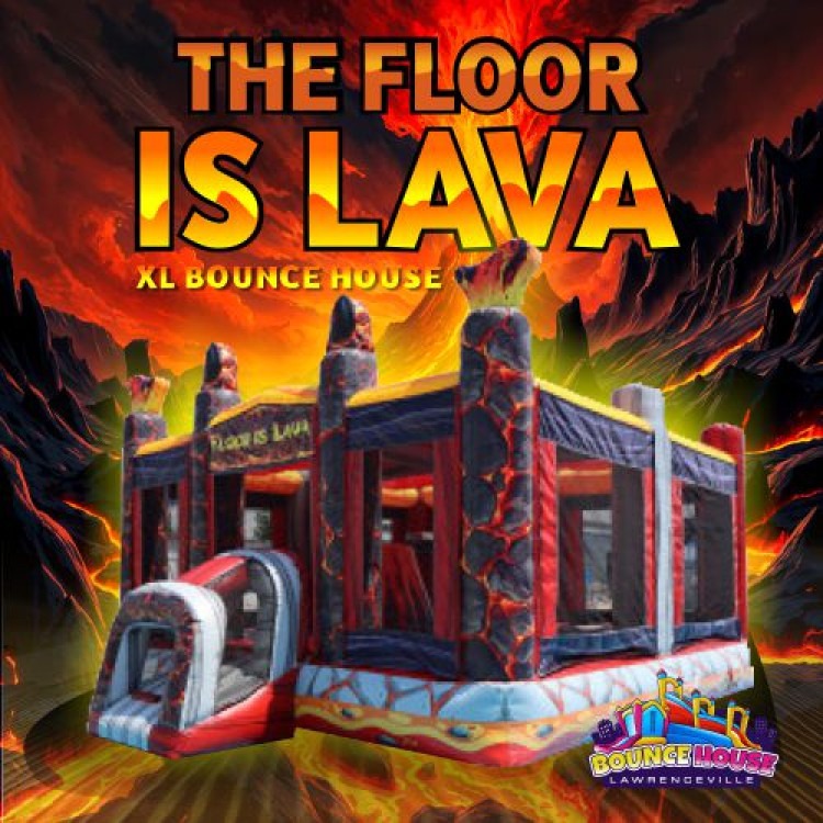 The Floor is Lava XL Bounce House