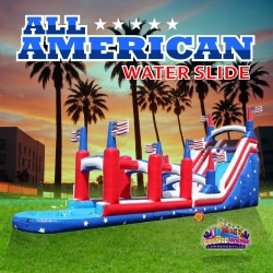 22' All American Water Slide w/ Slip N Slide