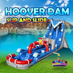 22' Hoover Dam Dual Lane Water Slide