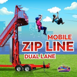 Mobile Zip Line Dual Lane