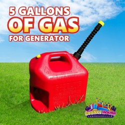 5 Gallons  of Gas for Generator