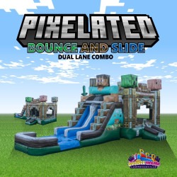 Pixelated Bounce and Slide Dual Lane Combo (Coming Soon)