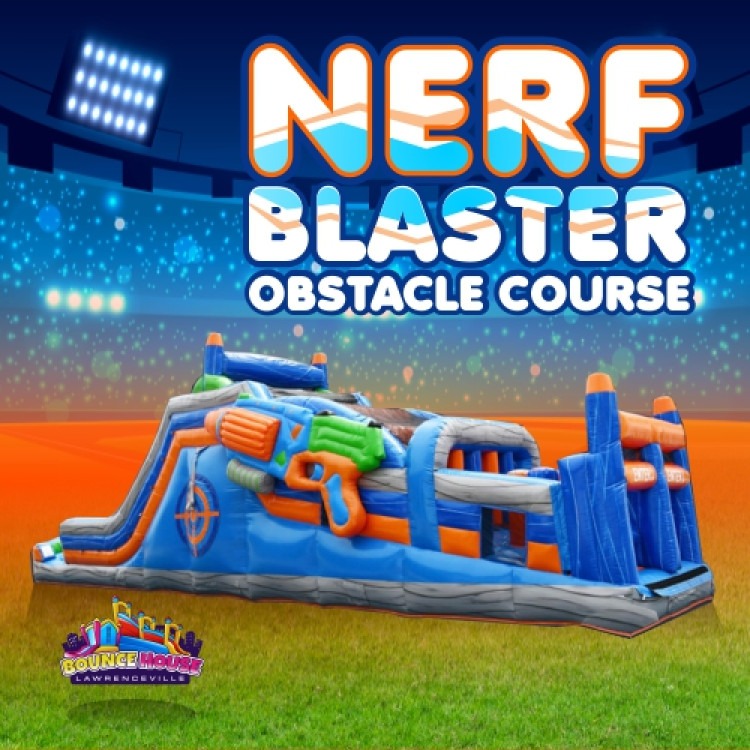 NERF Blaster Dual Lane Obstacle Course