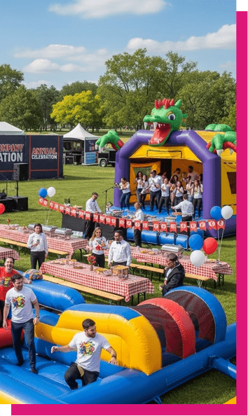 Corporate Inflatable Party