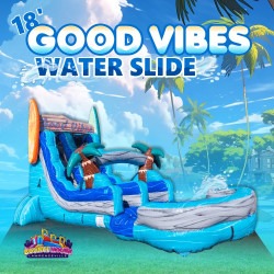 18' Good Vibes Water Slide