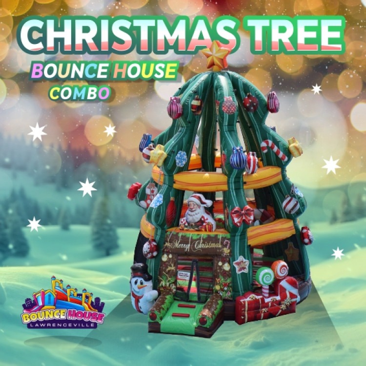 Christmas Tree Bounce House