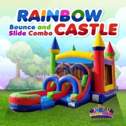 Rainbow Castle Bounce and Slide Combo