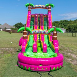 18' Magenta Dual Lane Water Slide (Coming Soon)