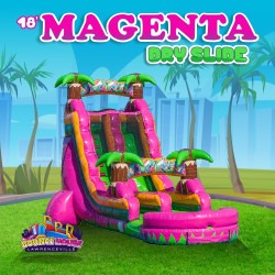 18' Magenta Dry Slide