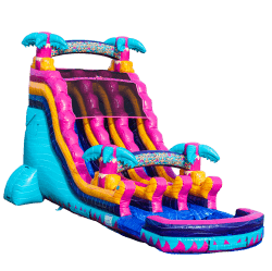 Teal20Rippling20Rush20Dual2018ft202 1765455365 18' Rippling Rush Dual Lane Dry Slide