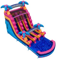 16' Rippling Rush Dual Lane Dry Slide
