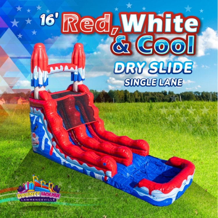 16' Red, White, and Cool Dry Slide