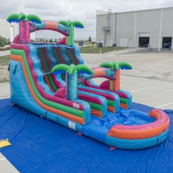 DJI 20260604102305 0148 D 1780658848 16' Electric Tropics Dual Lane Water Slide